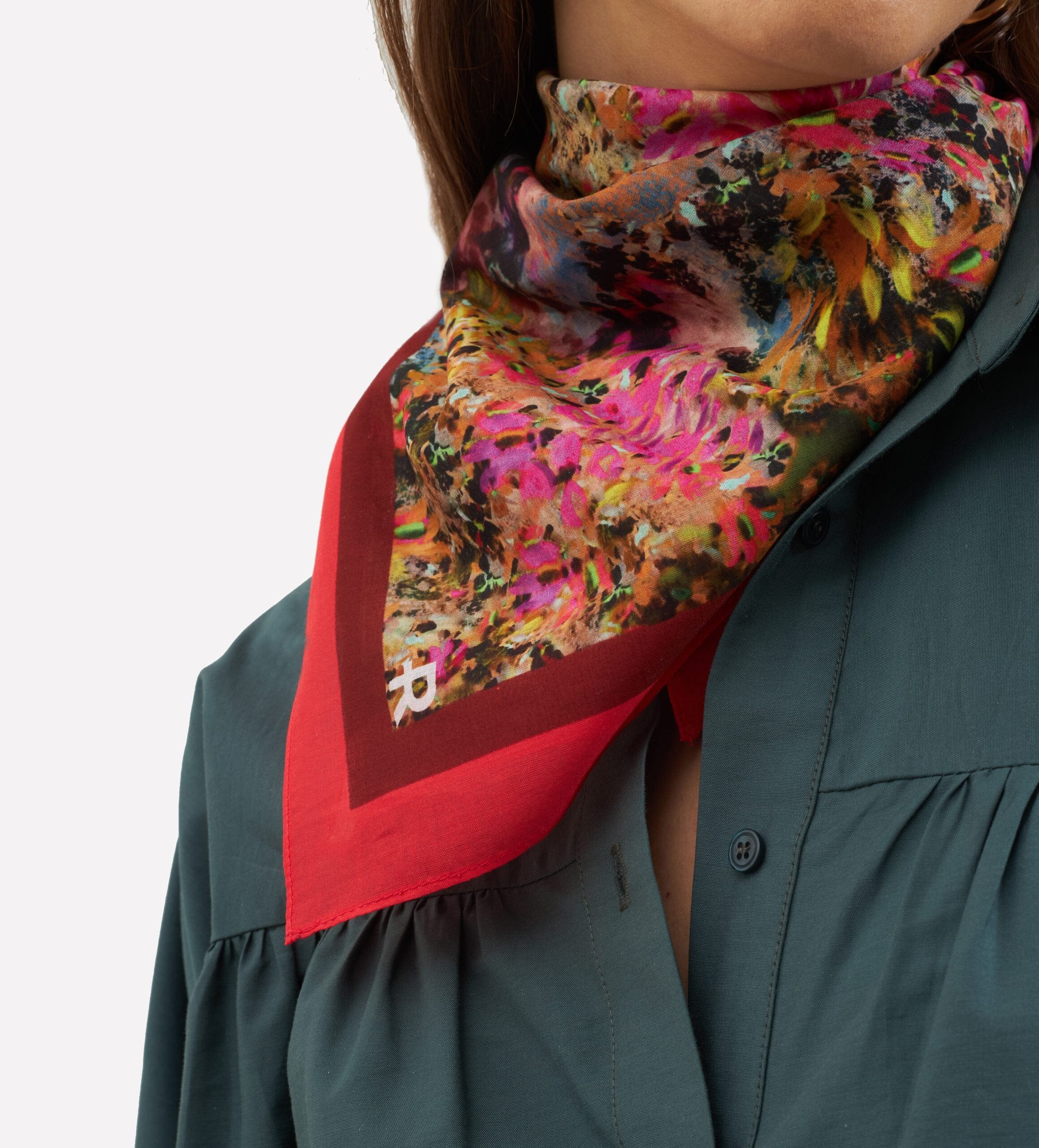Foulard fuchsia Midi Accessoires Ma boutique